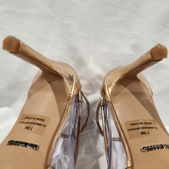 Gianni Bini Tallisa Rose Gold Strappy 3.75" Heels. Size 7.5 - Picture 7 of 11